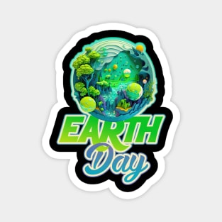 Earth Day Marble 2023 Magnet