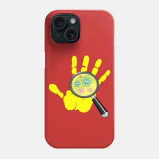 virus scan coronavirus Phone Case