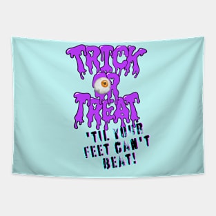 Trick or Treat for Halloween in purple Tapestry