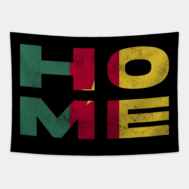 Home Cameroon Flag Cameroonian Tapestry by BramCrye