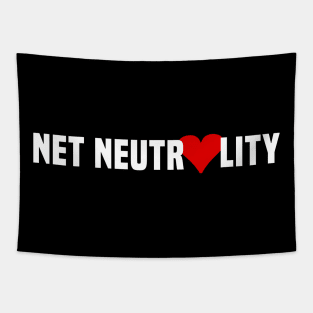 I Heart Net Neutrality Tapestry