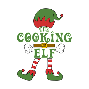 The Cooking Elf Christmas Family Matching Outfits Group Attire T-Shirt