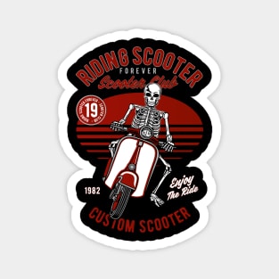 Riding Scooter Magnet