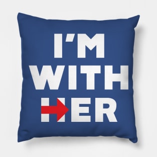 Lesbian Marriage - I'm With Her R Pillow