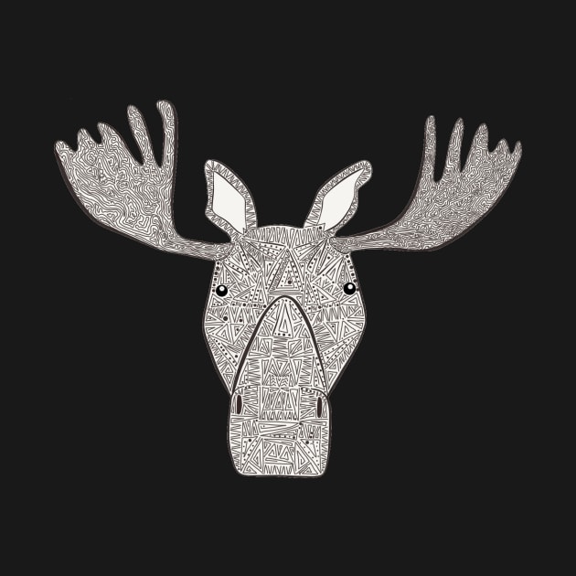 Geometric Moose by sophiafinearts