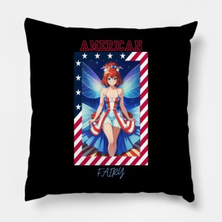 American Fairy Girl (002) Pillow