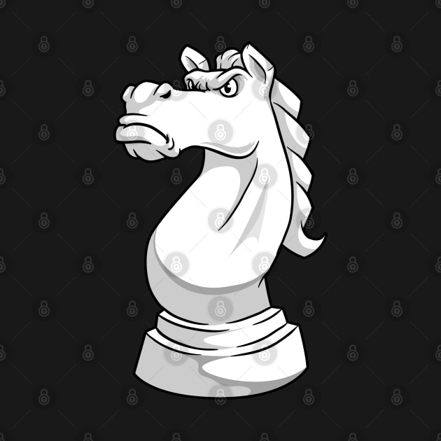 Knight as a chess piece by Markus Schnabel