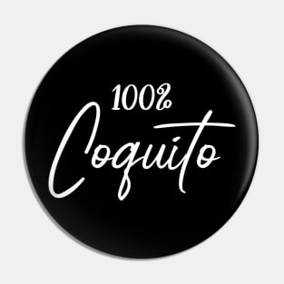 100% coquito Pin