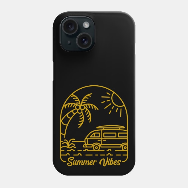 Summer Vibes Phone Case by VEKTORKITA