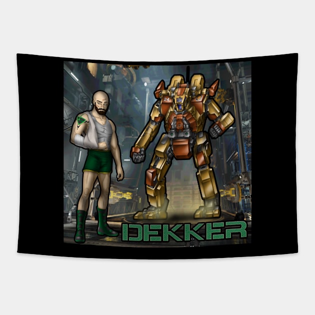 Dekker and his SDR-5V Spider Tapestry by Oswald's Oddities