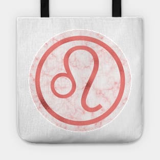 Living Coral Marble Zodiac - Leo Tote