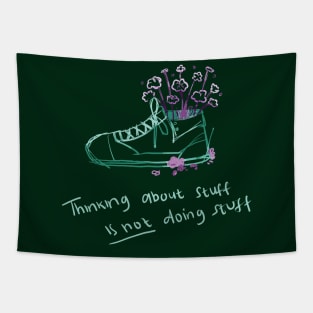 Lesson of Life from Sneaker no. 2 Tapestry