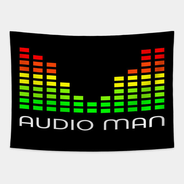 audio man sound crew engineer Tapestry by PrisDesign99