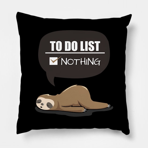 To do list Nothing Pillow by maxcode