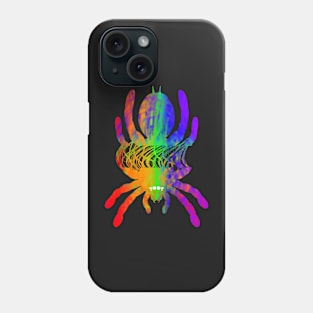 Tarantula Silhouette V18 (Tie Dye) Phone Case