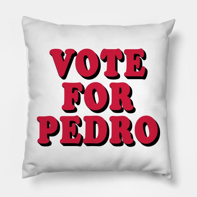 vote for pedro shadow effect Pillow by rsclvisual