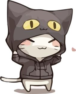 Ninja Cat Magnet