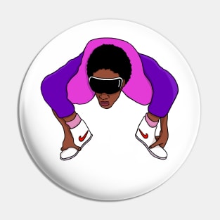 80's breakdance crab stance (in colour) Pin