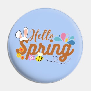 Hello Spring Pin