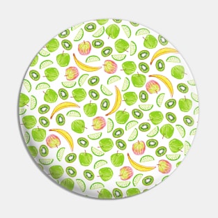 Kiwi, Apple, Lime & Banana Pin