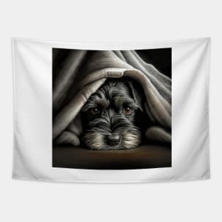 Cute Mini Schnauzer Tapestry