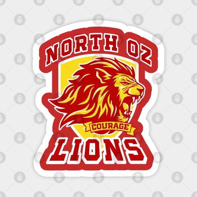 North Oz Lions Magnet by PopCultureShirts