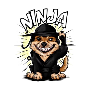 cute Ninja dog T-Shirt