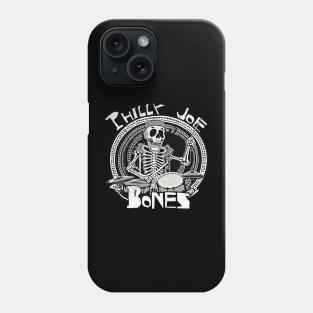 Funny Jazz Halloween TShirt, Philly Joe Bones Jazz Musician Drummer Gift T-Shirt, Bebop Drum Set Trick or Treat Music Novelty Tee Phone Case