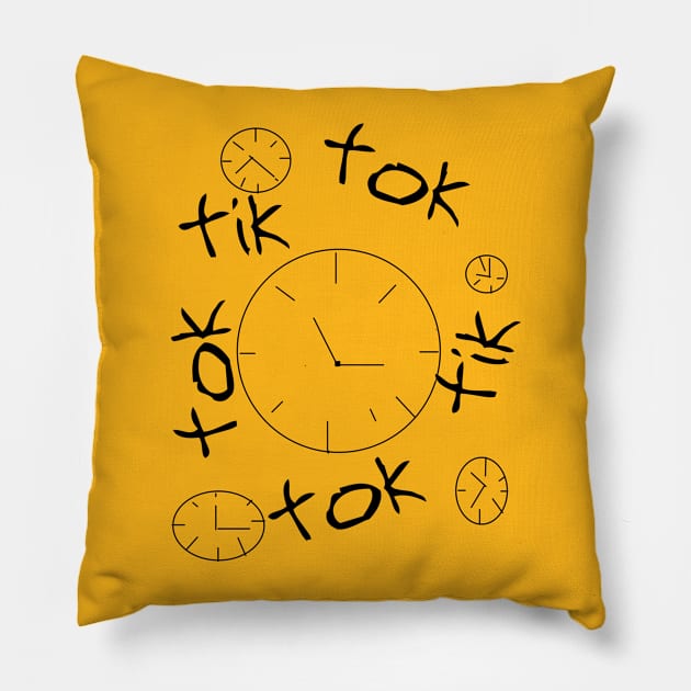 clock Pillow by yam2017