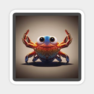 Friendly Cute Crab Magnet