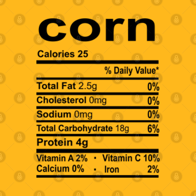 Corn Nutrition Corn Nutrition TShirt TeePublic