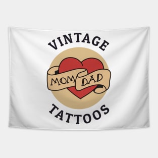 VT_HeartsMomDad Tapestry