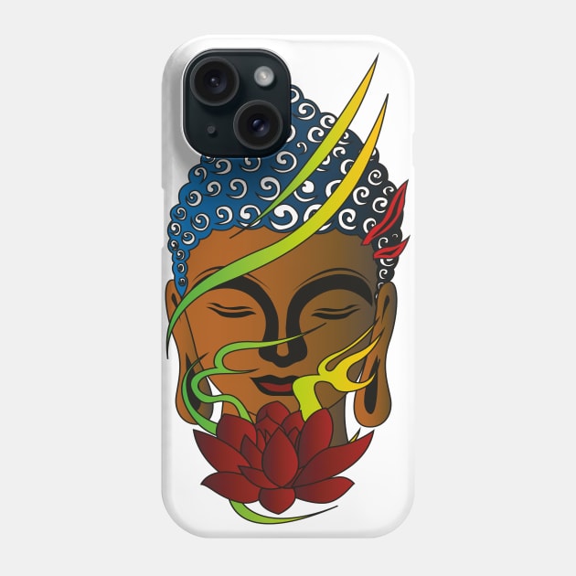 buddha Phone Case by RG ART & DESIGN