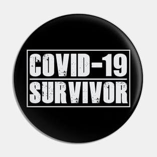 Corona Covid-19 Survivor Pin