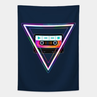 Totally Triangular 80s Cassette Tape Tapestry