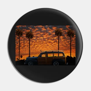 Ford Woody Wagon with California Sunset Pin