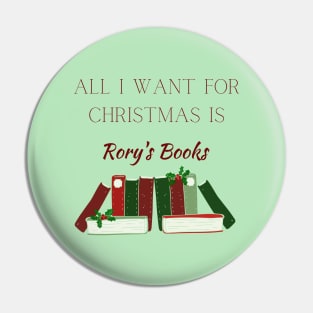 All I Want for Christmas is Rory's Books-Dark Pin