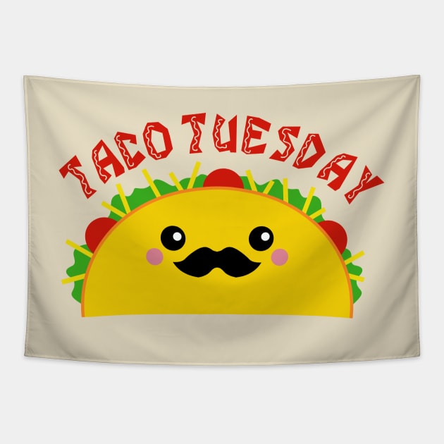 Taco Tuesday Tapestry by DavesTees