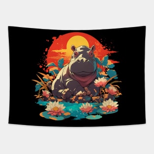 hippopotamus Tapestry