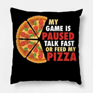 pizza gamer Pillow