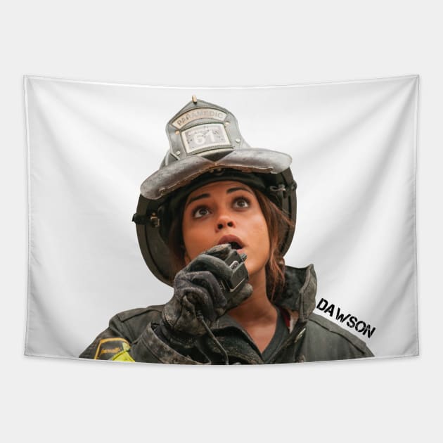 CHICAGO FIRE - GABRIELA DAWSON - MONICA RAYMUND Tapestry by emilybraz7