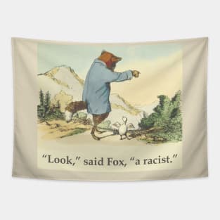 Fox and Chicken - Racism Tapestry