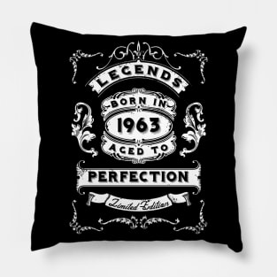 Legends Born in 1963 Pillow