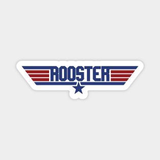 Rooster Top Gun Logo Magnet