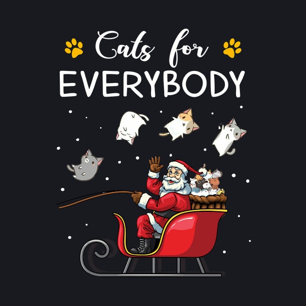 Cats For Everybody Christmas Cute Cat Lover by Daysy1