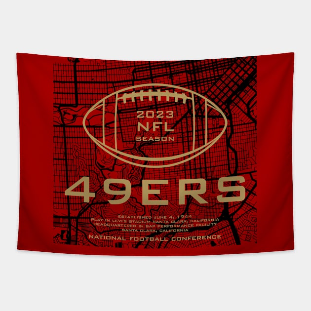 49ERS / 2023 Tapestry by Nagorniak