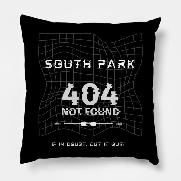 Lost in South Park - retro Pillow by Syntax Wear