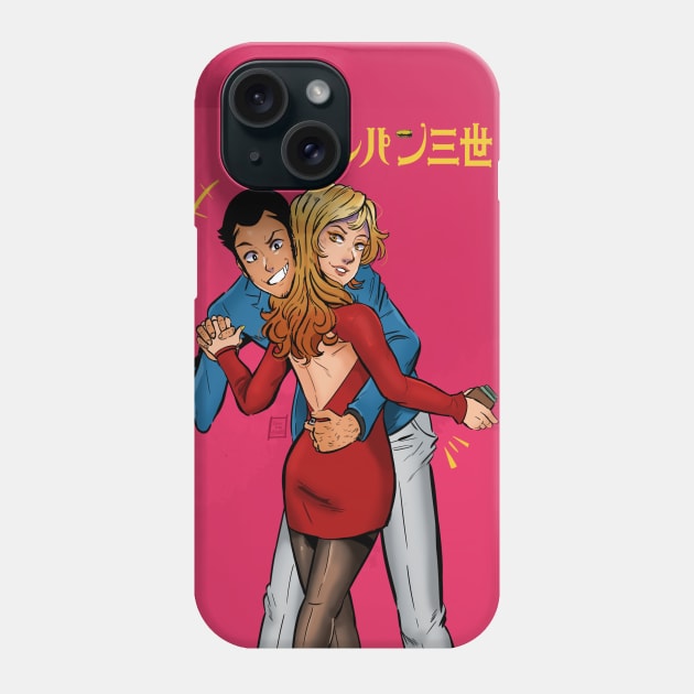 Lupin and Fujiko Phone Case by dylanbeedoodles