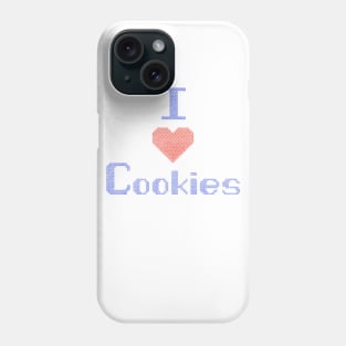 I Love Cookies Phone Case