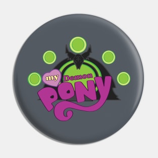 My Demon Pony Logo Pin